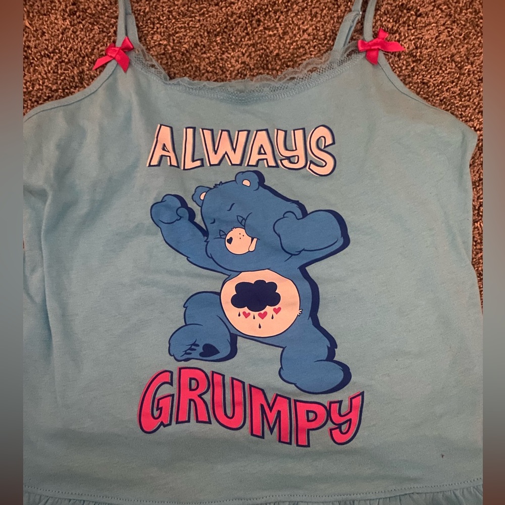 Blue Care bears tank top